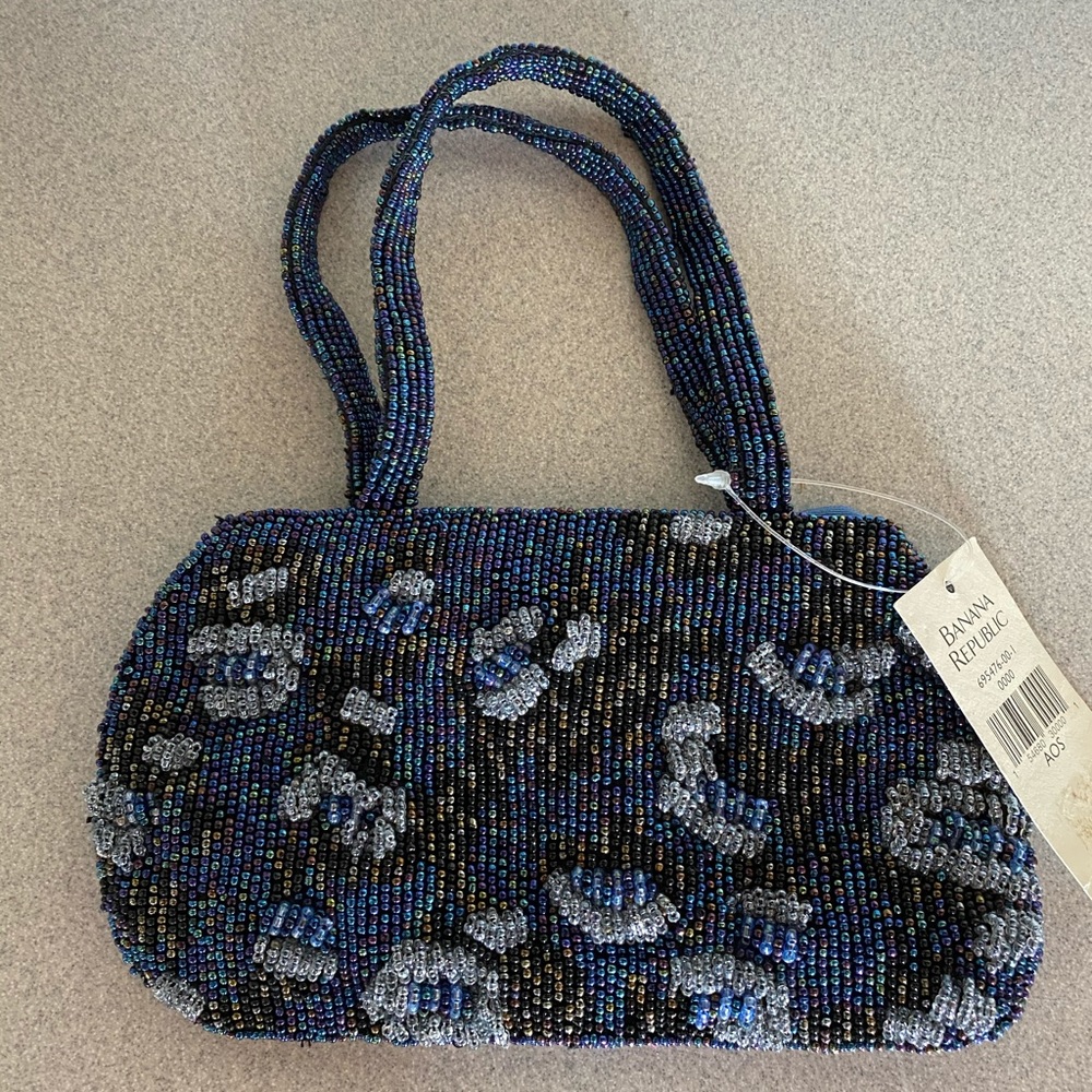 NWT Banana Republic Beaded Mini Purse